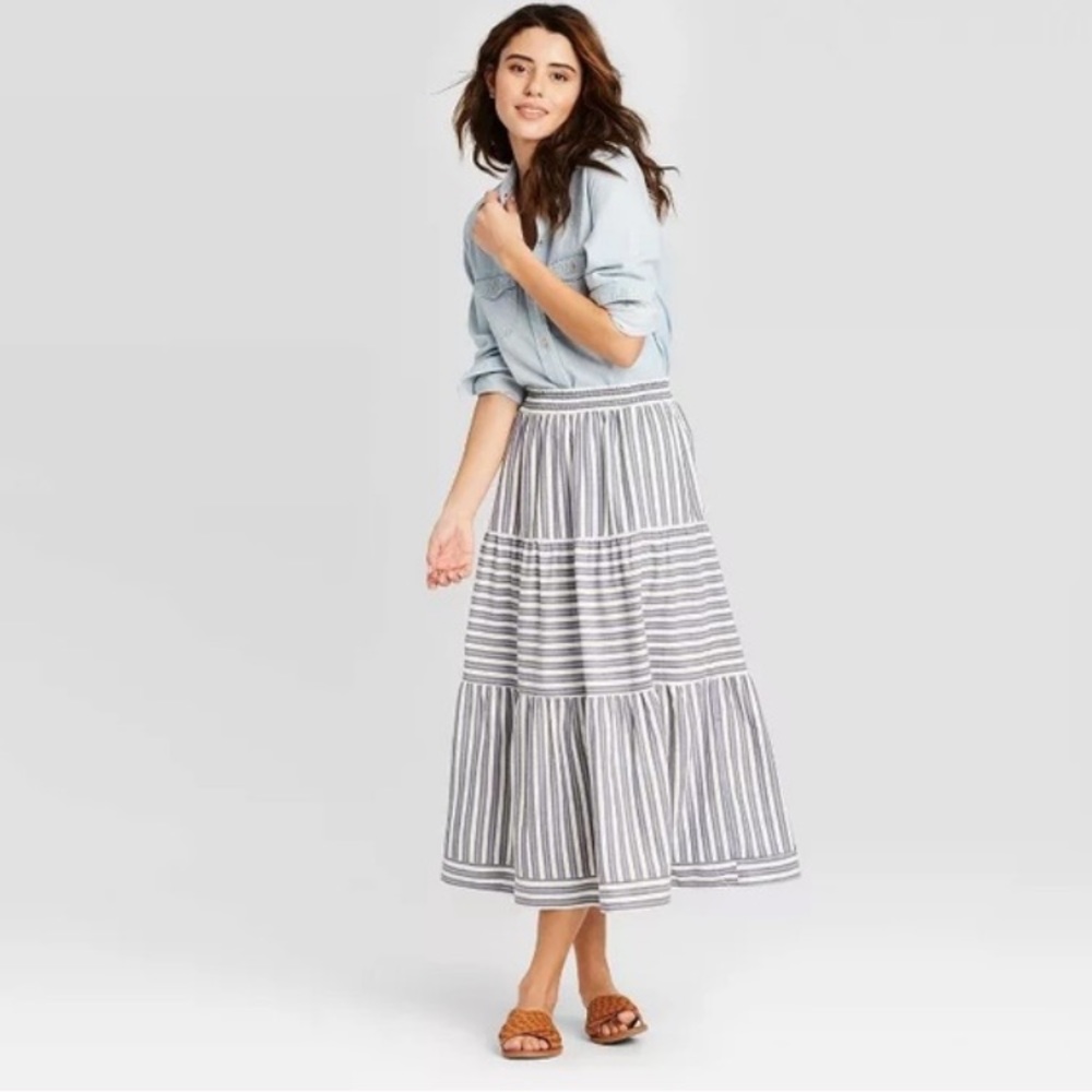 Universal Threads | Striped Tiered Skirt size 2X